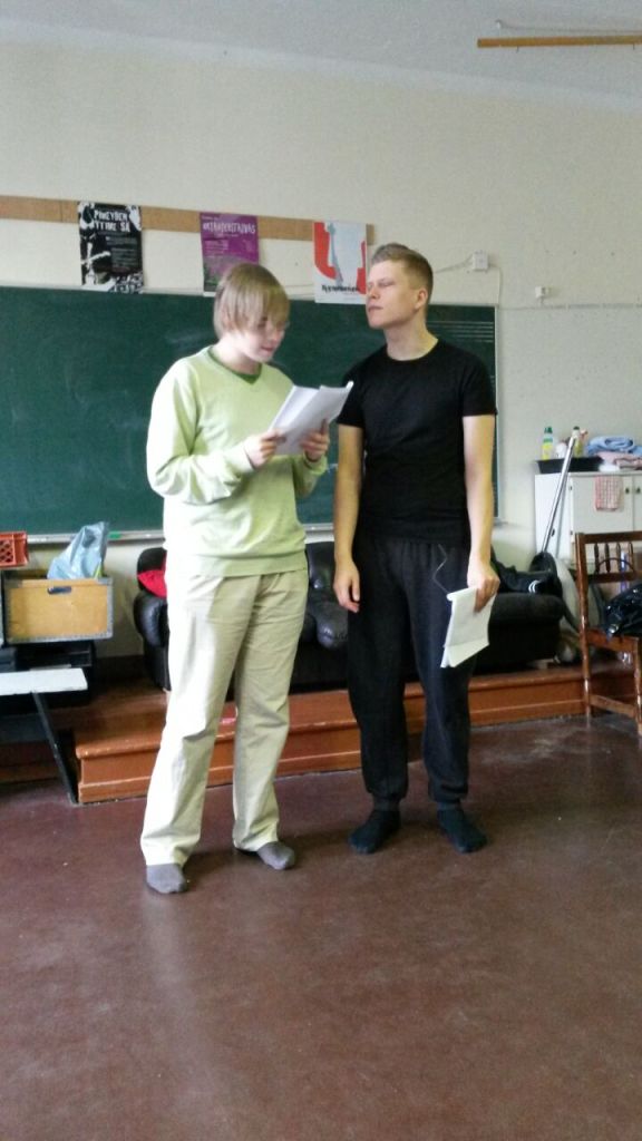 Petri ja Jussi harjoittelee